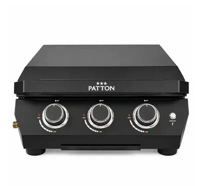 Patton - Vigor D300 Plancha Gasbarbecue met Deksel bij Beef Exclusief