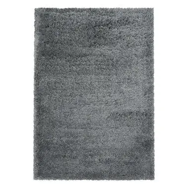 Pearl Soft Hoogpolig Vloerkleed Lichtgrijs - 160x230 CM bij Leen Bakker