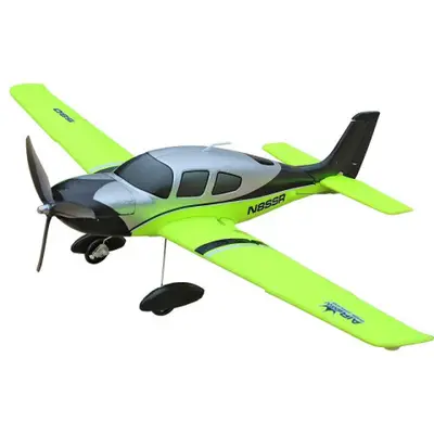 Pegasus SR22 RTF geelgroen 520mm RC vliegtuig met stabilisatie bij Verspaget Modelbouw