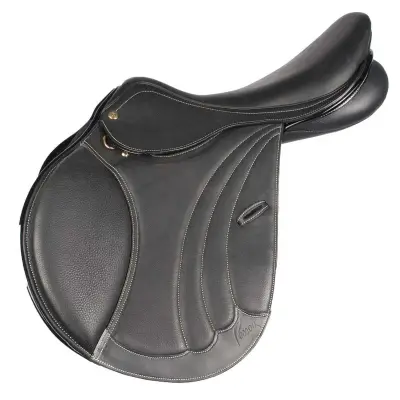 Pessoa Tomboy springzadel zwart maat:17,5 bij Paardensportwebshop