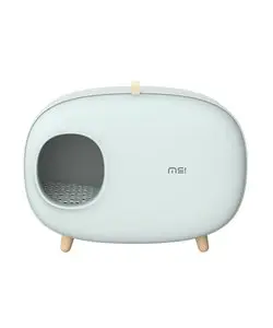 PETLUX design kattenbak met lade (mintgroen) bij Ecodiervoeding