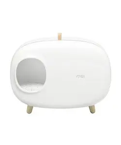 PETLUX design kattenbak met lade (wit) bij Ecodiervoeding