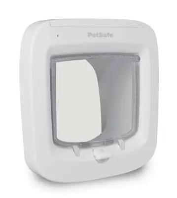 Petsafe - Kattenluik op microchip - Wit - 24x22x12.2 cm bij Welkoop