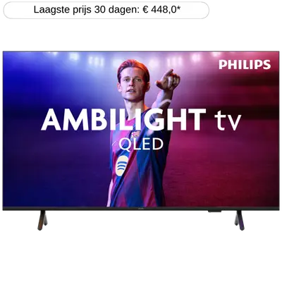 PHILIPS 50PUS8500/12 - Ultra HD 4K - QLED-tv - 50 inch - 2025 bij MediaMarkt
