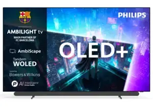 Philips 55OLED911 4k OLED+ Ambilight TV 55 inch (2026) - geluid van Bowers & Wilkins bij EP (Electronic Partner)