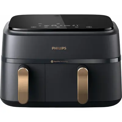 Philips Airfryer 3000 Series Dual Basket NA352/00 bij Coolblue
