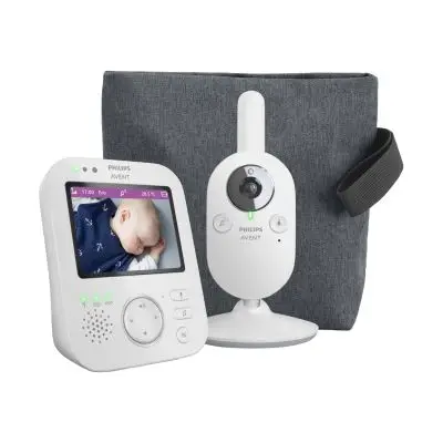 Philips Avent Video Babyfoon - Premium SCD892/26 - Slate Grey - Met Reistas bij Babypark