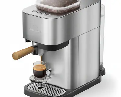 Philips Baristina Espresso Machine Metal bij Bocca Coffee