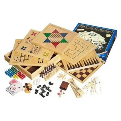 Philos Houten Spellenverzameling 100 stuks - Bordspel (ENG) bij De Spelletjes Vrienden