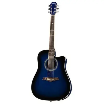 Phoenix 002 CE Akoestische Gitaar blauw sunburst bij VDS Instrumenten