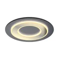 Plafondlamp d:32 cm 3000k antraciet / metaal bij Lampidee