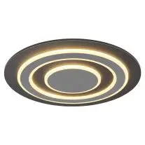 Plafondlamp d:48 cm 3000k antraciet / metaal bij Lampidee