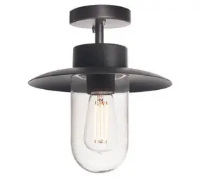 Plafondlamp Industrieel Lantaarn E27 IP44 bij LampVerlichting.nl