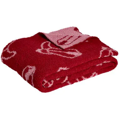 Plaid Cowboy Boot Roze/Rood 130x170 cm bij Kwantum