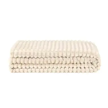 Plaid Kyra - beige - 130x170 cm bij Leen Bakker