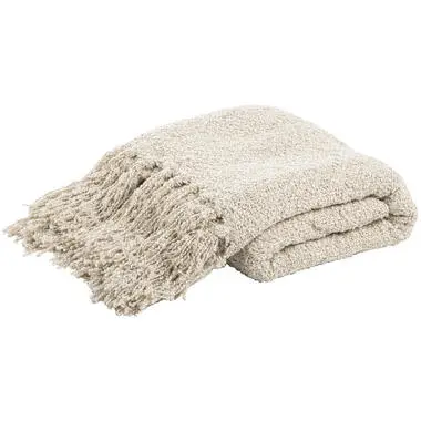 Plaid Teddy Taupe - 130x170 cm bij Kwantum