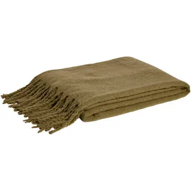 Plaid Wooly Groen 130x170 cm bij Kwantum