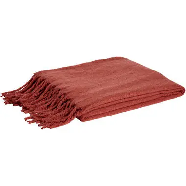 Plaid Wooly Roest 130x170 cm bij Kwantum