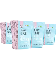 Plantforce Rijst Proteïne BIO Naturel (800 g | 40 porties) bij Plent