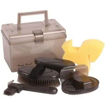 Poetsbox Harry's Horse Mini Gift Box Antraciet bij Equidrome