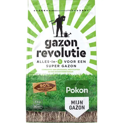 Pokon Gazon Revolutie Alles-in-1 - Graszaad - 80 m2 - 4 Kilogram bij Welkoop