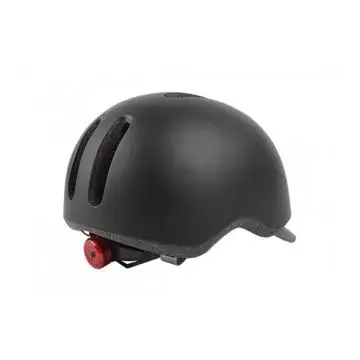 Polisport fietshelm Commuter - Mat-Zwart/Grijs - Large (58-61cm) bij Fietsonline