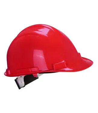 Portwest PS57 Veiligheidshelm met Draaiknop Rood bij Bedrijfskledingonline