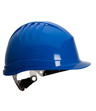 Portwest PS62 Veiligheidshelm Korte Klep Blauw bij Bedrijfskledingonline