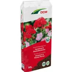 Potgrond geran/bloei pl bio 30l DCM bij Warentuin