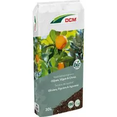 Potgrond olij/vijg/citrus bio 30l DCM bij Warentuin