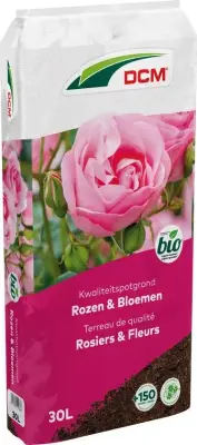 Potgrond rozen/bloemen bio 30l DCM bij Warentuin