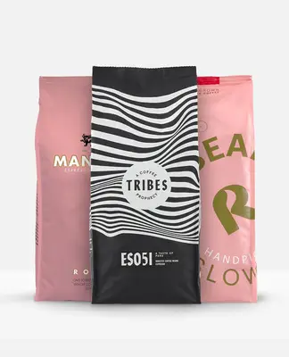 Premium Espressobonen Proefpakket - 3 x 1kg bij CoffeeMeister