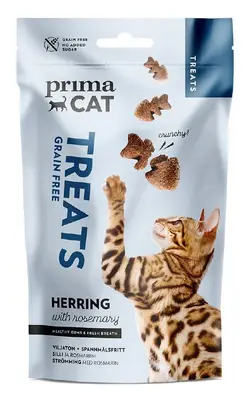 PrimaCat graanvrije kattensnacks haring - kattensnacks bij Prima Diervoeding