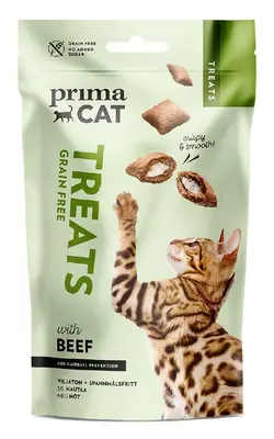 PrimaCat graanvrije kattensnacks met rund bij Prima Diervoeding