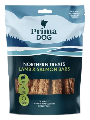 PrimaDog Northern Treats lam & zalm repen - hondensnacks bij Prima Diervoeding