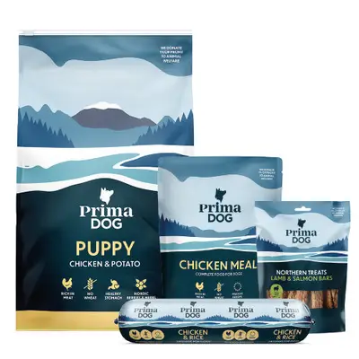 PrimaDog proefpakket Puppy - hondenvoer bij Prima Diervoeding