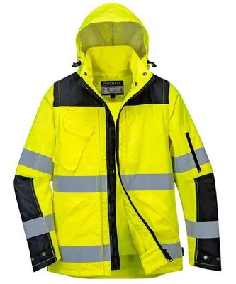 Pro High-visibility werkjas 3 in 1 jas Geel C469 bij Wear2work