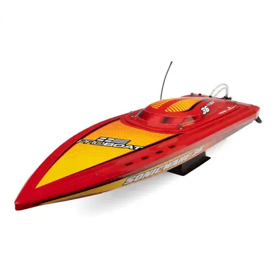 Proboat Sonicwake 36" Self-Righting V-Hull Boat RTR, Red bij RC Motorsports