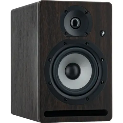 Prodipe Pro 5 V4 RW Active Bi-amped 5" Studio Monitor in RoseWood finish bij Westerhaven Muziek (Groningen)