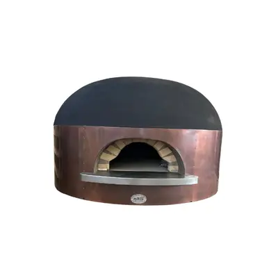 PROFESSIONELE OVEN NAPOLI (HOUTGESTOOKT) COPPER/UNFINISHED bij Pizzaovens.shop