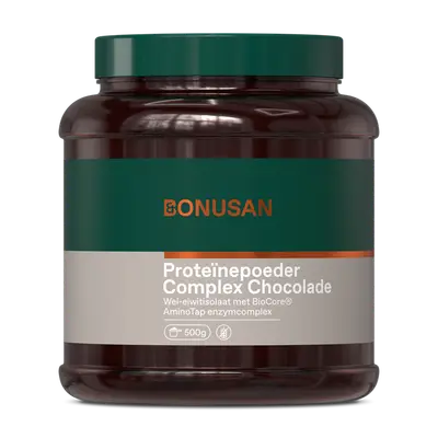 Proteïnepoeder Complex Chocolade (500 gram) bij Vitaminadviceshop