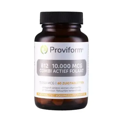 Proviform Vitamine B12 10.000 mcg combi actief folaat bij Superfoodstore