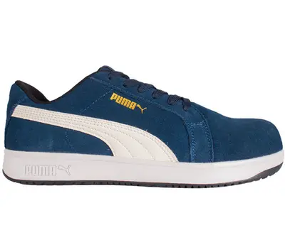 Puma werkschoenen S1PL Iconic blauw 64002 bij Wear2work