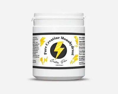 Pure Creatine Monohydraat (250 gram) bij Vitaminadviceshop