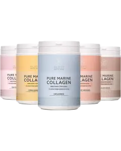 PURE MARINE COLLAGEEN – Alle Smaken – 4+1 GRATIS Voordeelpakket | Premium viscollageen met vitamine C bij Plent