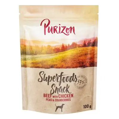 Purizon Superfoods Hondensnacks 100 g Kip met haring, pompoen & appel 100 g bij Bitiba