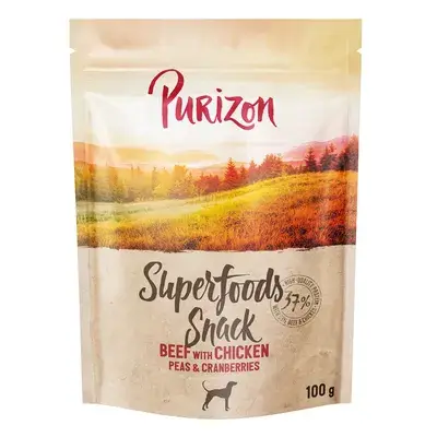 Purizon Superfoods Hondensnacks 100 g Kip met haring, pompoen & appel 100 g bij Bitiba