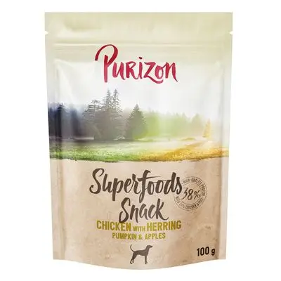 Purizon Superfoods Hondensnacks 100 g Zalm met haring, wortelen & bramen 100 g bij Bitiba