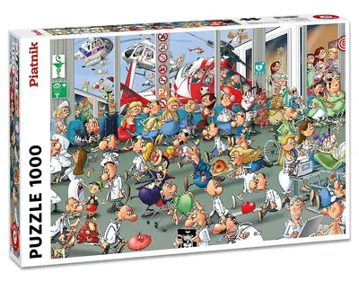 Puzzel Eerste Hulp, Comic - 1000 stukjes bij Spellenhuis