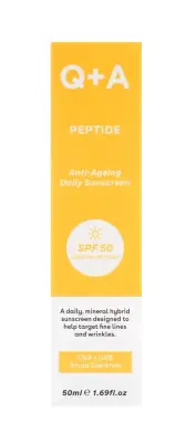 Q+A Zonnebrandcrème Peptide SPF (50 ml) bij InternetDrogisterij